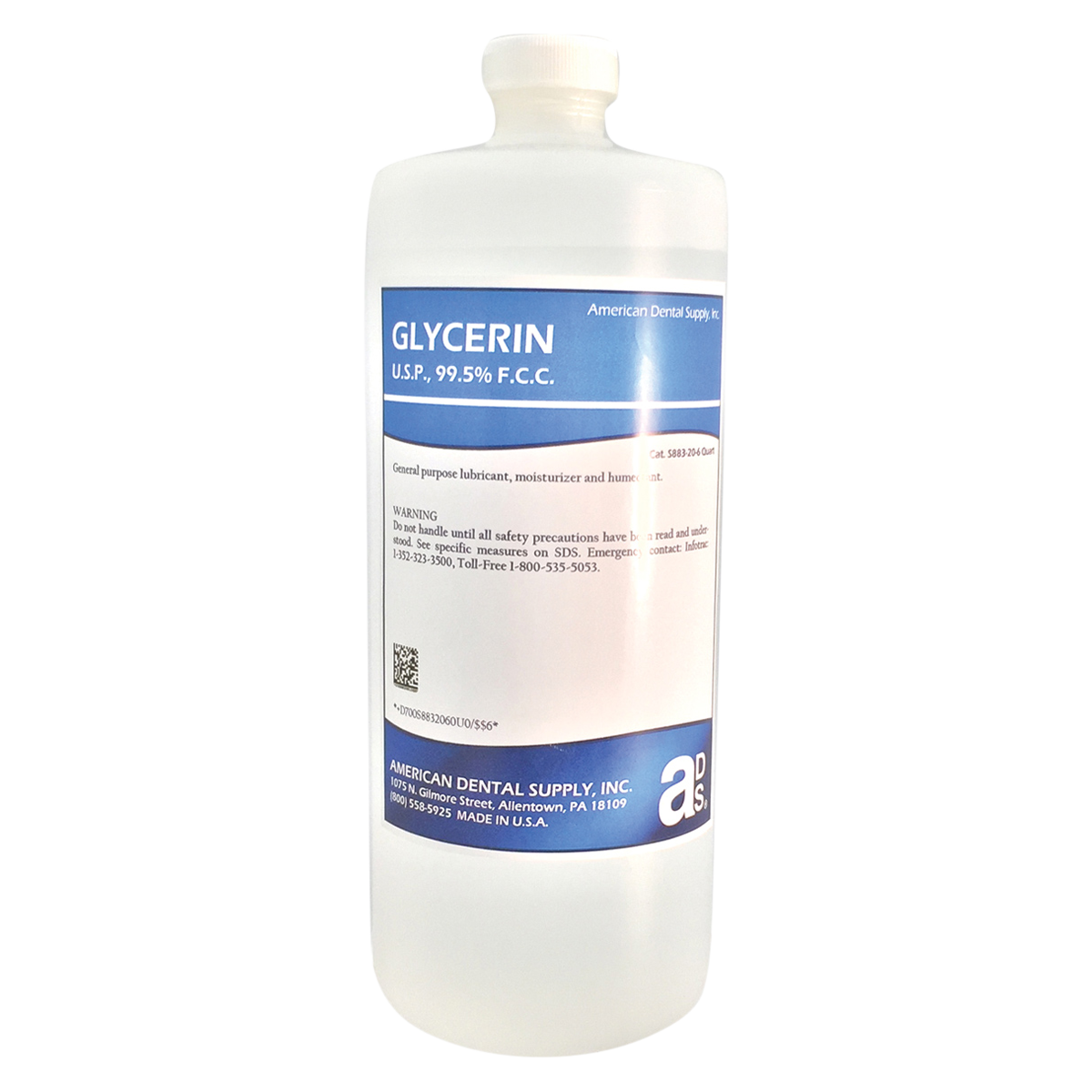 Glycerine U.S.P. 99.50% 32oz/Bt